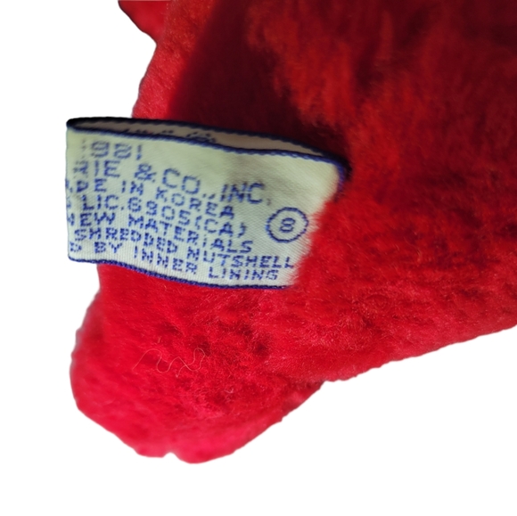 Vintage 1981 Papa Smurf Plush Stuffed Toy Peyo Wallace Berrie & Co. 8". - Picture 4 of 5